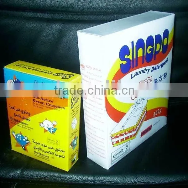 High Foam! Detergent Powder Carton Packing