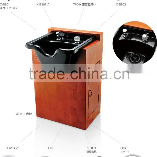 Beauty Salon cabinet with shampoo backwash bowl