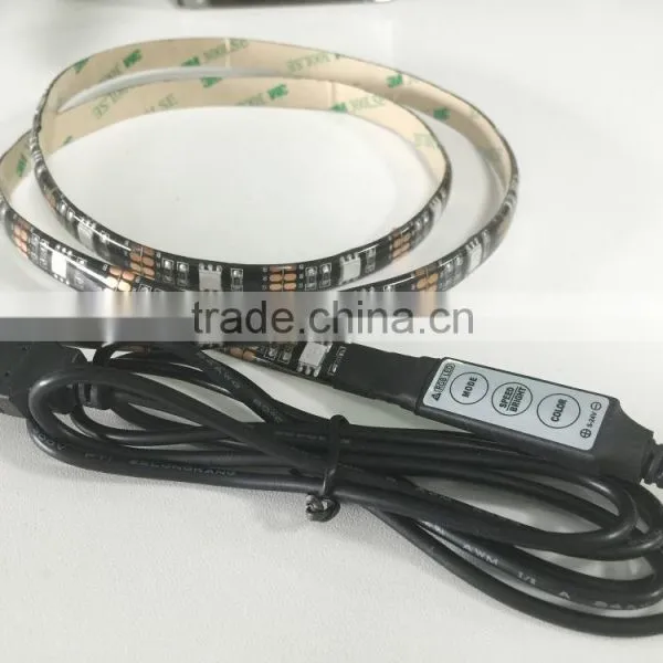 2016 Hot Sell USB RGB LED Strip Light IP65 Waterproof Decorative Flexible Lights String for TV Backlight Laptop photo-2