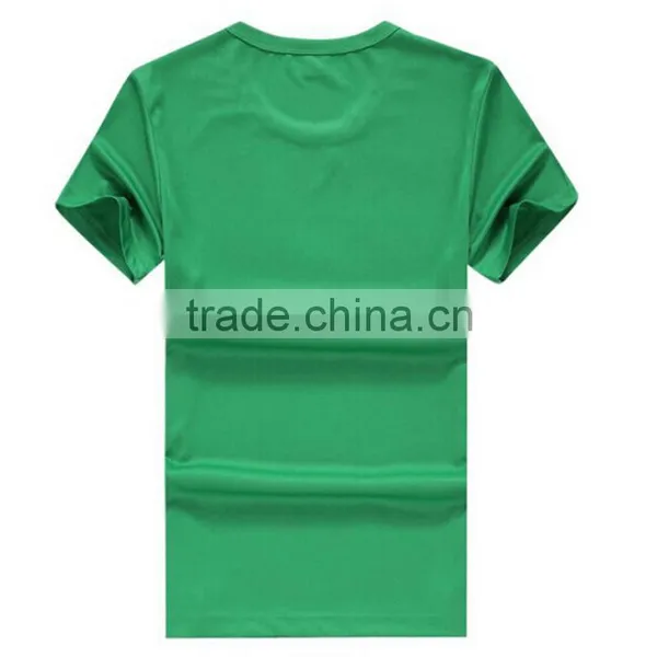 2016 Unisex Round Neck Printing Plain Cotton T Shirt photo-3