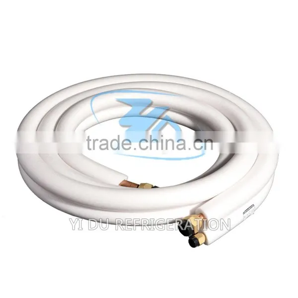 insulated copper aluminum connecting pipe ac pipe cooler insulation pipes