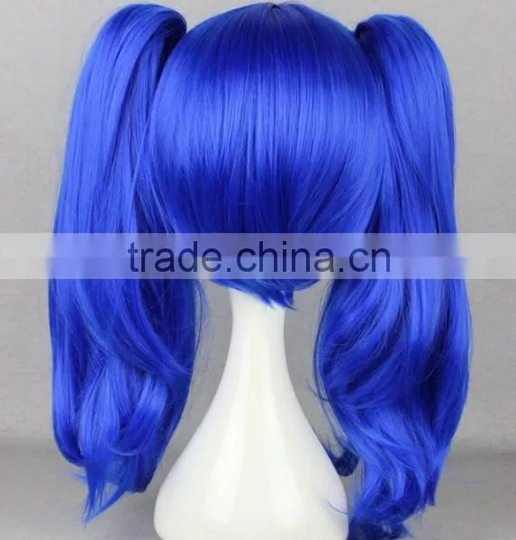 Dark Blue Wig With Two Ponytails Enomoto Takane Anime Wig N475 photo-3
