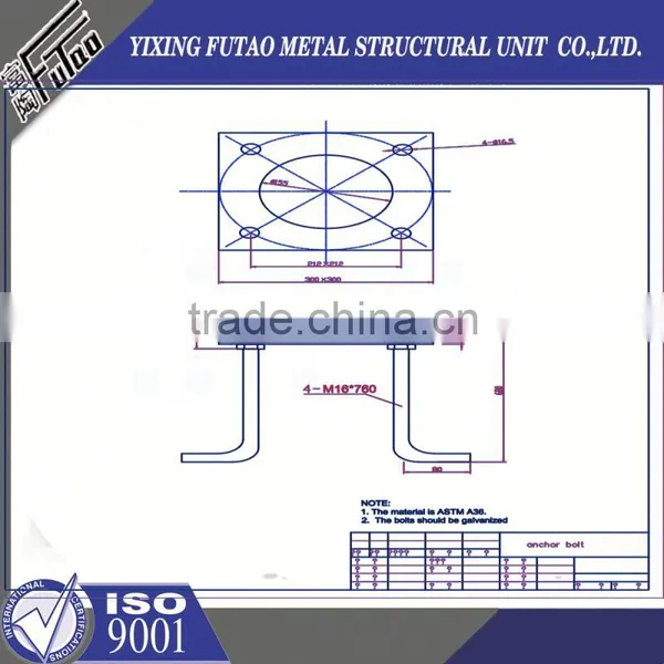 High Quality Galvanized Hot Dip Steel Lamp Pole With Certificate photo-2