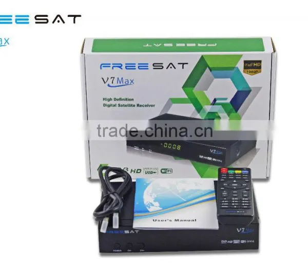 Original Manufacture Support Cccam Newcam Powrvu Biss Key 3G Youtube DVB-S2 Satellite TV Decorder Freesat V7 Max Set Top Box photo-6