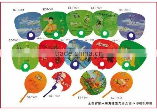 Printing pp Hand Fan Promotion Custom Cheap Advertising Fan Mini Plastic Hand Fan photo-6