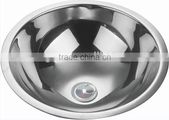Yacht,Boat,Train and Public Mobile Toilet Used Stainless Steel Elliptical Hand Wash Basin Kitchen Sink GR-Y589 photo-2