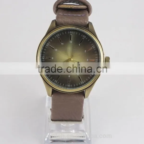 Free Wrist Watches Changeable Leather Band Watch for Men One Piece Leather Band Man Wrist Watch photo-4
