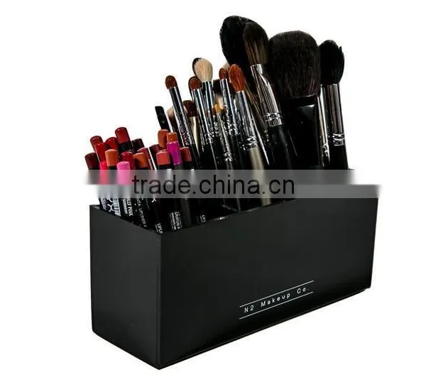 Display on Table Top Acrylic Makeup Organizer