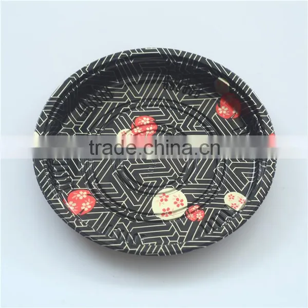 SM1-2105B Round Color Party Tray With Clear Lids photo-2