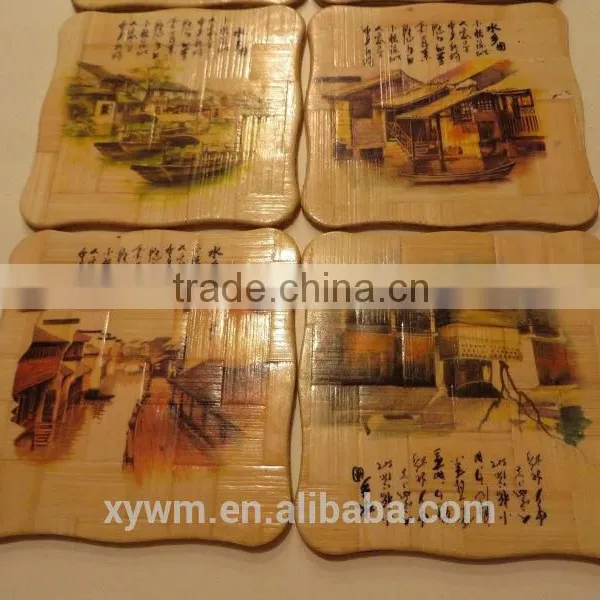 Bamboo Hand-painted Coasters photo-5