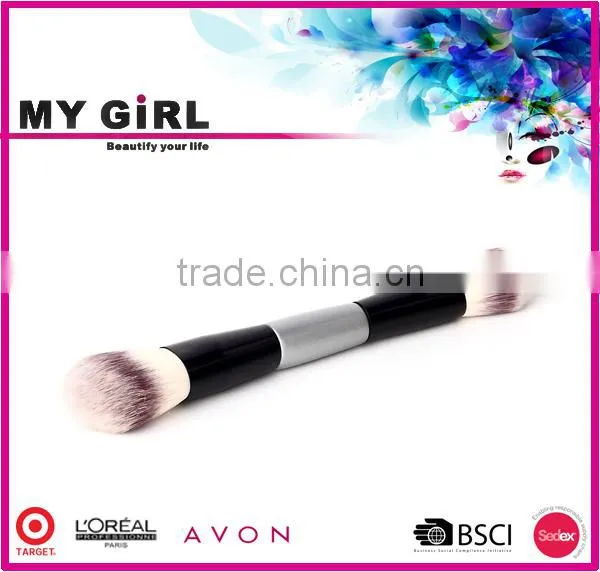 MY GIRL Cheapest Price Double End Side Synthetic Hair Makeup Brush Set Eyebrow Brush Blusher Eyelash Brush photo-2