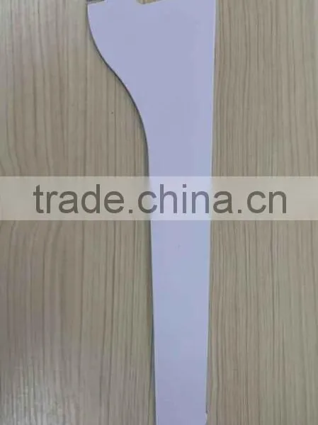 Foshan Manufacturer White Color Iron Slatwall Single Slotted Channel photo-2