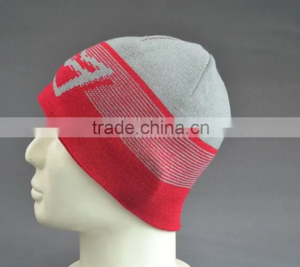 BSCI Audit Custom Winter Beanie Hat With Jacquard Logo photo-4