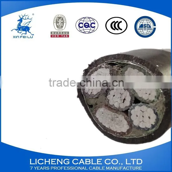 3*150+2*70mm2- Aluminum 5 Core China Cable Manufacturer XLPE Insulated PVC Sheathed Construction Power Cable-YJLV photo-4
