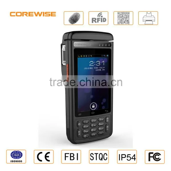 FBI STQC Fingerprint Biometric Technology Bluetooth Biometric Pos Machine With ic Card Reader