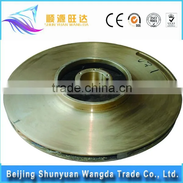 Latest Technology Marine Die Casting Parts Brass Impeller for Pumps photo-3