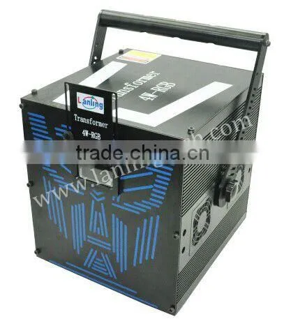 Transformer 4W RGB 25KPPS ILDA Animation Logo Laser Light photo-2