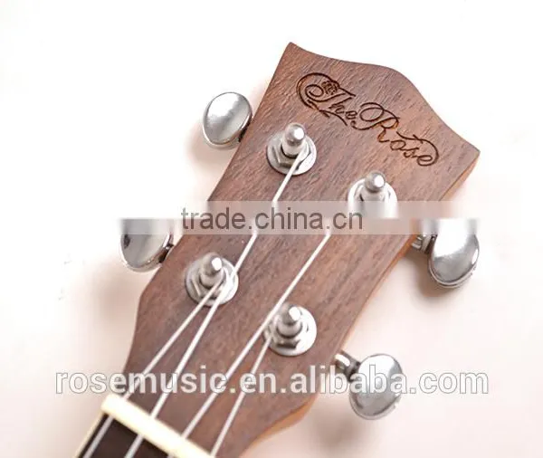 China Cheap High Quality 21" Ukuele Wholesale Wooden UKuele photo-3