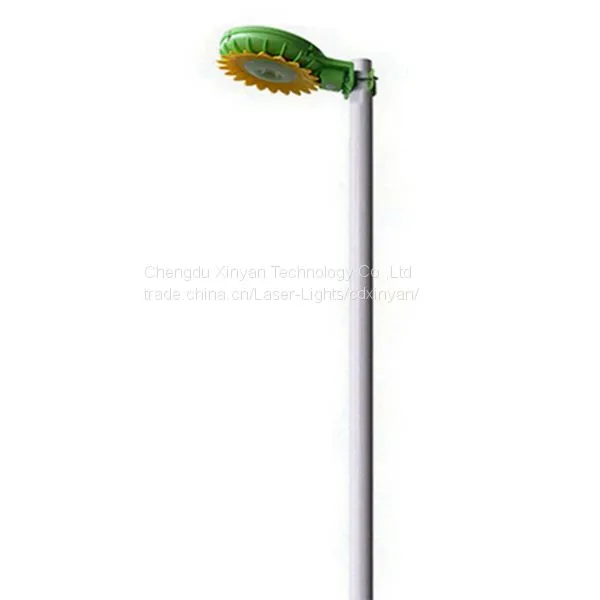 CE ROHS Energy Saving Integrated Sunflower Bridgelux LED Street Light With ip Camera