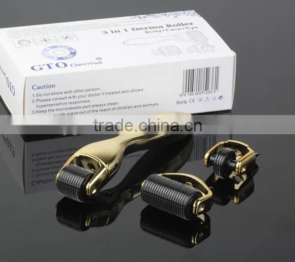 2015 Newest 180/600/1200 Pins Microneedle Skin Roller photo-4