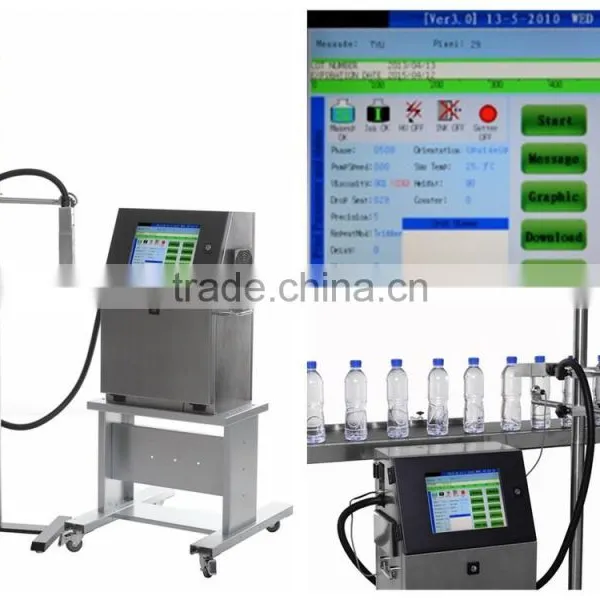 Glass Bottle Production Date Inkjet Printer for Sale
