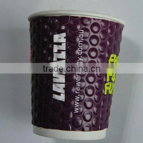Low Price Disposable Fancy Embossed Cup for Hot Drinking photo-2