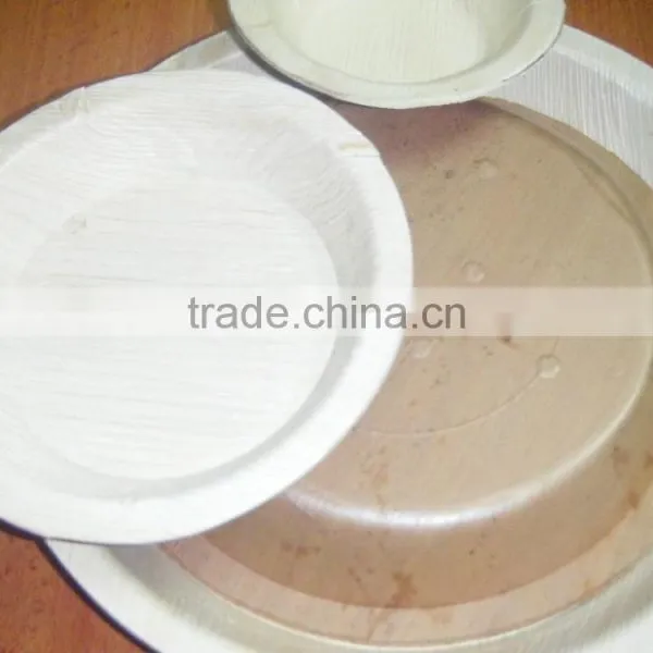 Different Size Dinner Set Round Areca Leaf Plates for Sale photo-4