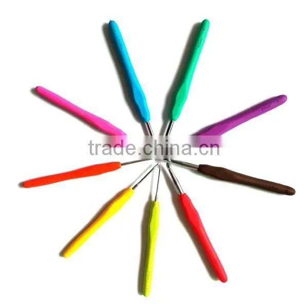 Custom TPR Crochet Hooks Set Aluminum Crochet Hook photo-5