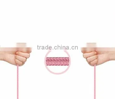 Strong Braided + Metal Connector Micro Usb Cable , Colorful Data Cable , Fast Charging for Iphone Cable photo-5
