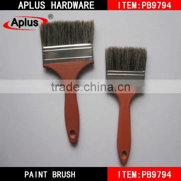 Hot Sale Wooden Handle Cheap Boiled Bristle Paint Brushes Paint Set photo-5