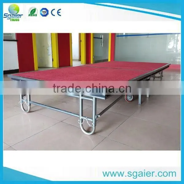 24 Inch to 32inch Adjustable Steel Folding Stage 1.83*2.44m photo-3