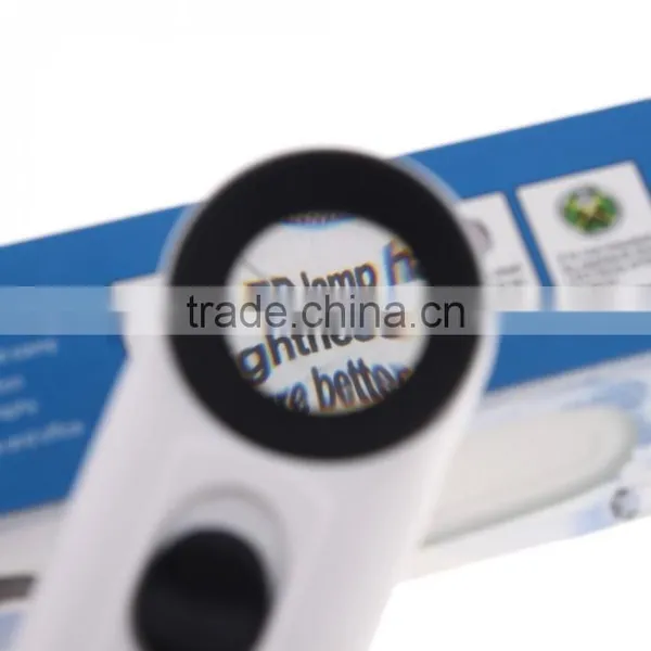 Handheld Reading Magnifying Glass 40X LED Light Jeweler High-Power Eye Loupe Potable Hand Hold Magnifier With LED Hot Sale photo-6