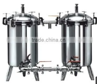 Stainless Steel Duplex Filter Housing, Oil Filter, Milk Filter With Low Price photo-2