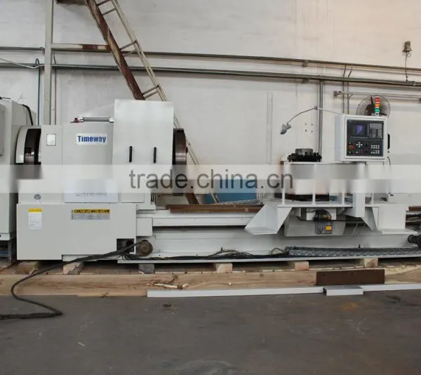 Heavy Duty CNC Horizontal Large Spindle Bore Tube (pipe) Thread Lathe For Oil Field photo-2