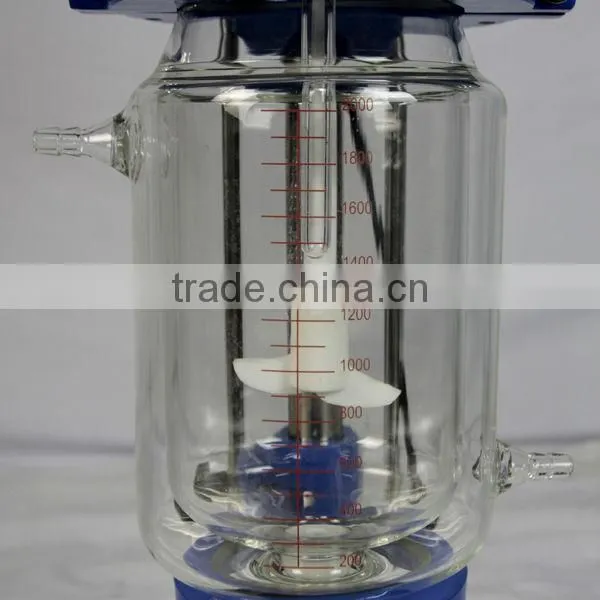 2013 Hot Selling GG17 Borosilicate Glass Lab Jacket Glass Reactor 20L photo-4