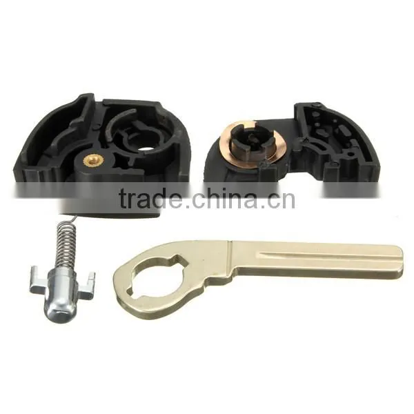 Remote Case Flip Key Head Part With Uncut Blade For VOLVO S60 S80 V70 C70 C90 photo-3
