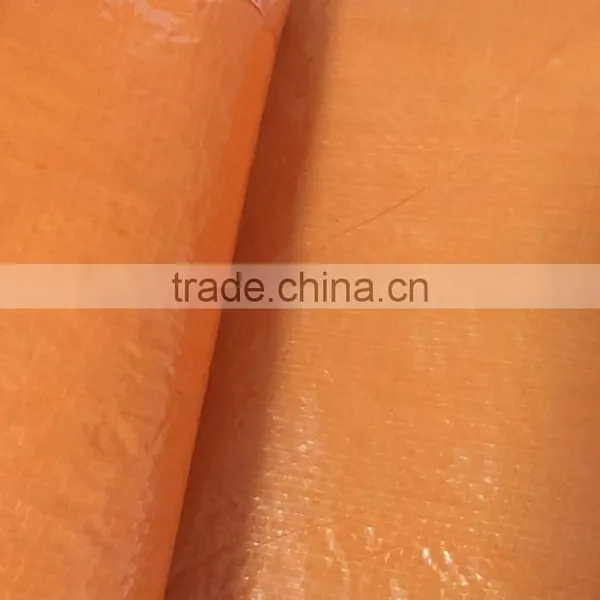 Orange Color Insulated Tarpaulin With Foam , Insulated Tarp Concrete Curing Blanket photo-4