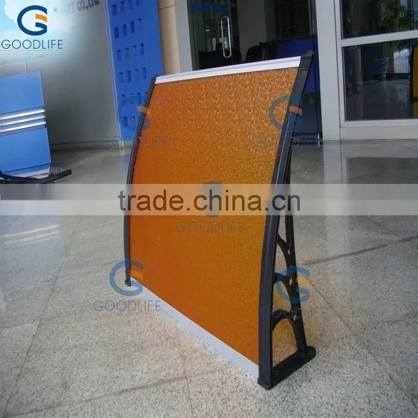 Block Out Rain and Sun Polycarbonate Sheet Awning With Sun Shield photo-4