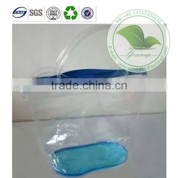 2014 New Pattern Transparent PVC Tote Bag With Zipper For Sale photo-2