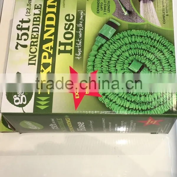 75 Ft Flexible Expandable Garden, Hose Nozzle photo-2