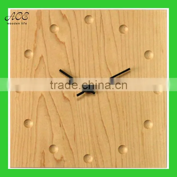 Custom Wood Wall Clock Home Decorative Wood Wall Clock Home Goods Wall Clocks photo-2