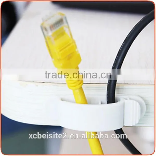 J481 Hot Selling Plastic Cord Ring Cable Holder Clip photo-3