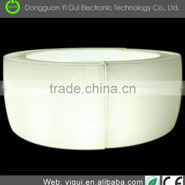 LED Round RGBW Table/led Bar Furniture Type ,hotel,garden,home General Use Led Bar Table photo-2