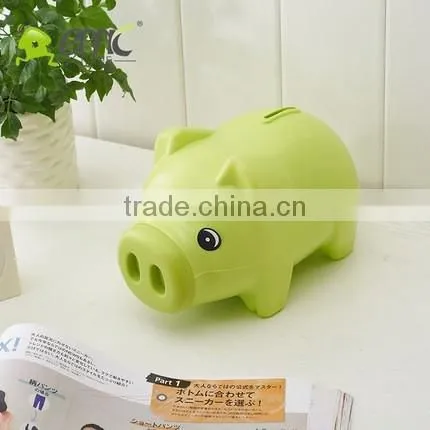 Animal Style Pig Piggy Bank Lovely With Plastic photo-3