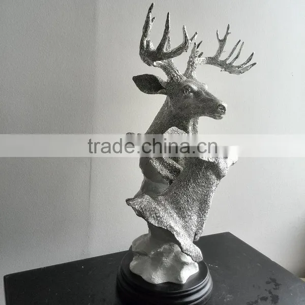 Polyresin Reindeer Sculpture Home Decoration photo-4