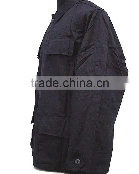 SWAT Airsoft Black 4 Pocket BDU Uniform Shirt Pants photo-3