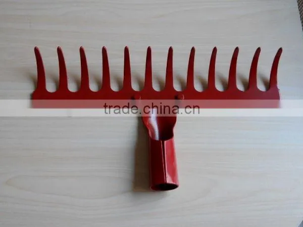 Steel Head Material and Wood Handle Material Rake Head photo-3