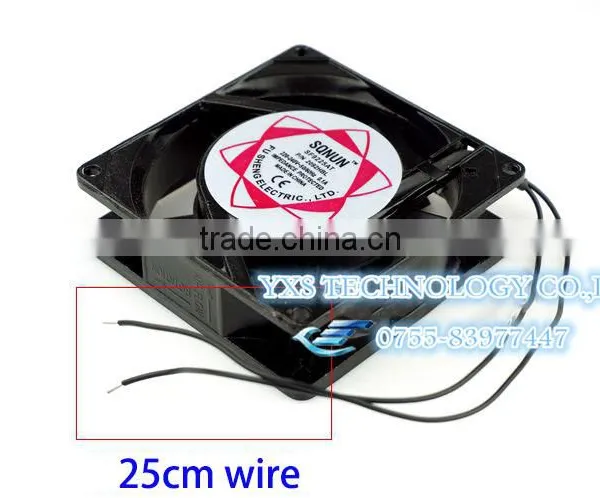 90x90x25mm 220V AC 0.1A 15 / 17W SF9225AT 2092HBL Axial Cooling Fan With Grill Free!! photo-3
