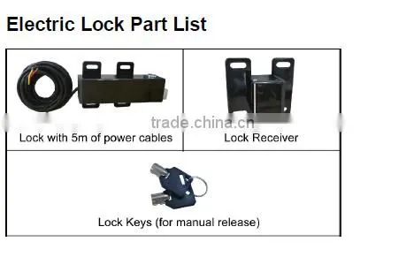 Remote Control Outdoor Gate Lock photo-3