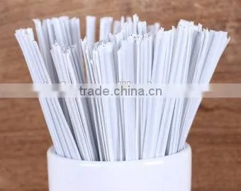 Colorful Plastic Coated With Metallic Wire Twist Ties for Plastic Bag Packing photo-3